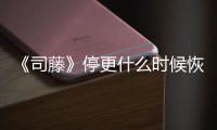 《司藤》停更什么时候恢复更新 大结局播出时间揭秘