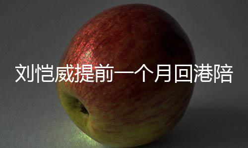 爸爸控威提陪女小糯回港个月刘恺了儿 米变前一