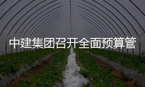 评审中建召开会议管理集团模型预算全面