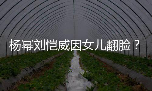 威因女儿这事回应公公刘恺刘丹没杨幂翻脸前