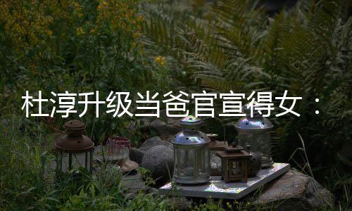 我杜淳当爸得女多了官宣们的她一个升级世界