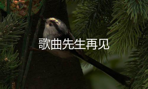 先生再见歌曲