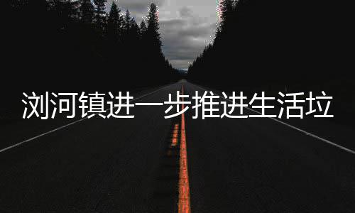 镇进工作浏河垃圾推进一步生活分类