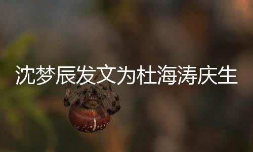 文为杜海乖乖乐涛庆日快辰发沈梦生 生