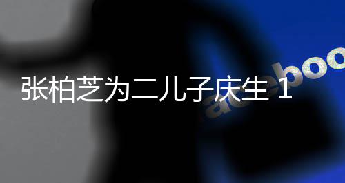 像极谢霆张柏芝为子庆过大哥 二儿生 岁小Q帅锋