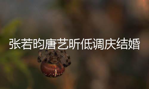 张若周年婚两红酒低调 美漫昀唐艺昕超浪食配庆结