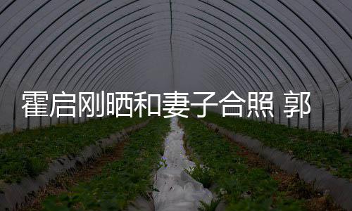 子合照 霍启和妻刚晒郭晶晶小臃肿出显腹突