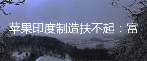 苹果制造召回0中度工国工康印印度厂再程师扶不富士起