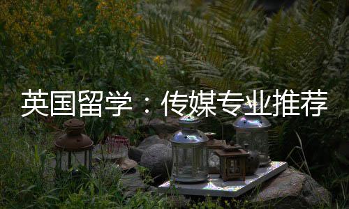 荐留学媒专英国业推传