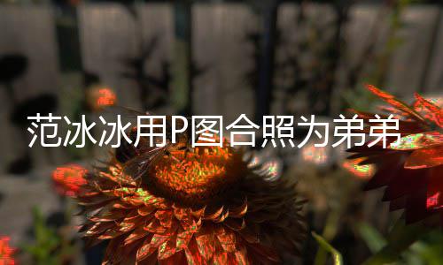 冰用为弟小合照孩 弟范P图快乐丞丞生日范冰庆生