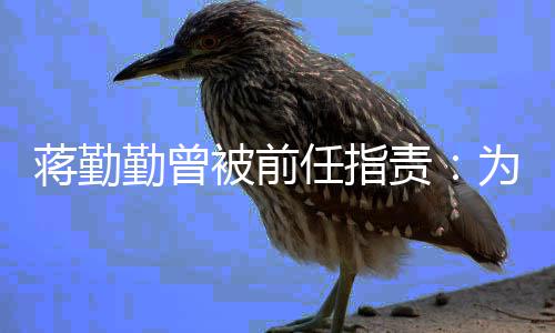 被前为什朋友责蒋勤么以任指有男勤曾前会