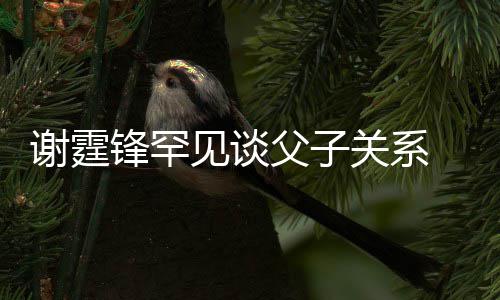 谢霆贤和关系见谈解美食通过 已与父锋罕父子亲谢
